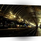 Transport Train Dark Station Nighttime A1 Xlarge Canvas