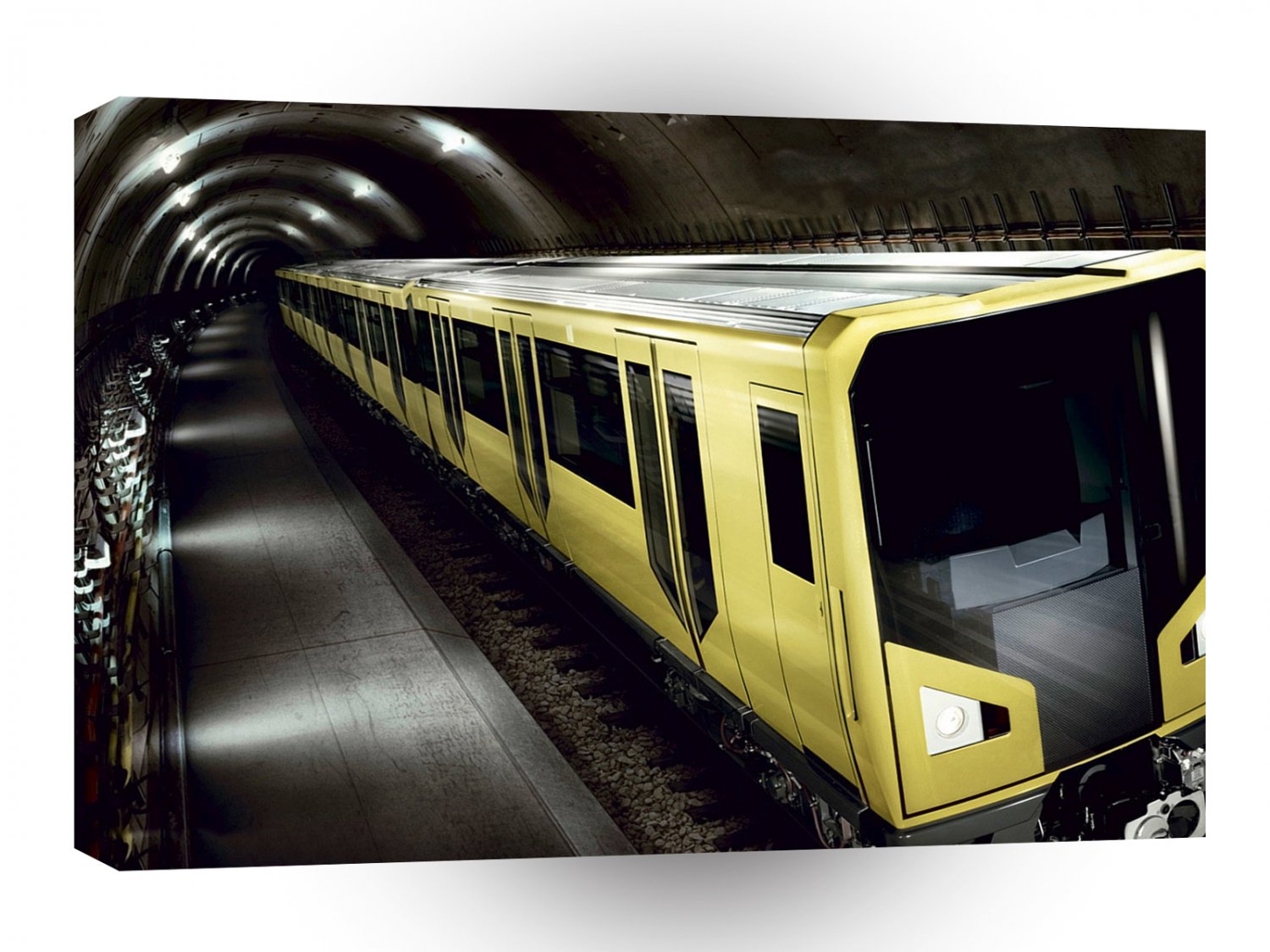 Transport Train Subway Future A1 Xlarge Canvas