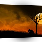Tree Night Runawy Moon A1 Xlarge Canvas