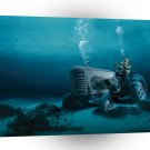 Water Sea Diver Farms A1 Xlarge Canvas