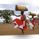 Africa Gitaga Drummers Highlands Of Burundi A1 Xlarge Canvas