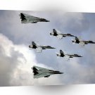 Air Power Navy Fleet Six Ship F 14 And Fa 18 A1 Xlarge Canvas