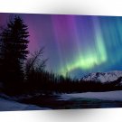 Alaska Northern Lights Over Portage River Valley A1 Xlarge Canvas
