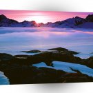 Antarctica Morning Light Colors The Snowfield Greenland A1 Xlarge Canvas