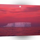 Antarctica Red Skies Antarctica A1 Xlarge Canvas