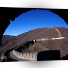 Architecture Emerging Onto The Great Wall Of China A1 Xlarge Canvas