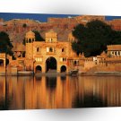 Asia Gadi Sagar Temple Jaisalmer Rajasthan India A1 Xlarge Canvas