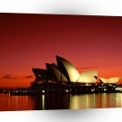 Australia Scarlet Night Sydney Opera House Sydney A1 Xlarge Canvas