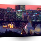 Australia Skyline Of Sydney A1 Xlarge Canvas