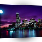 Australia Sunset Over Melbourne A1 Xlarge Canvas