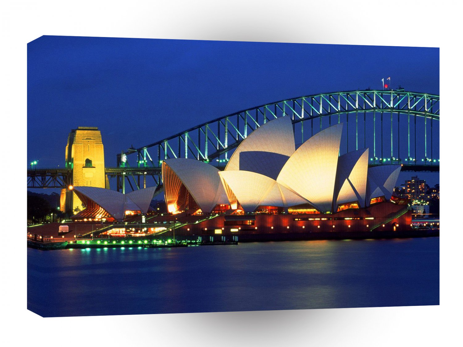 Australia Sydney Opera House Night A1 Xlarge Canvas