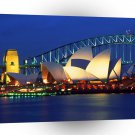 Australia Sydney Opera House Night A1 Xlarge Canvas