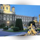 Austria Austrian Garden At Twilight Vienna A1 Xlarge Canvas