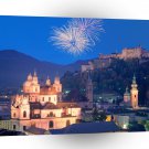 Austria Salzburg Austria Firework Parade A1 Xlarge Canvas
