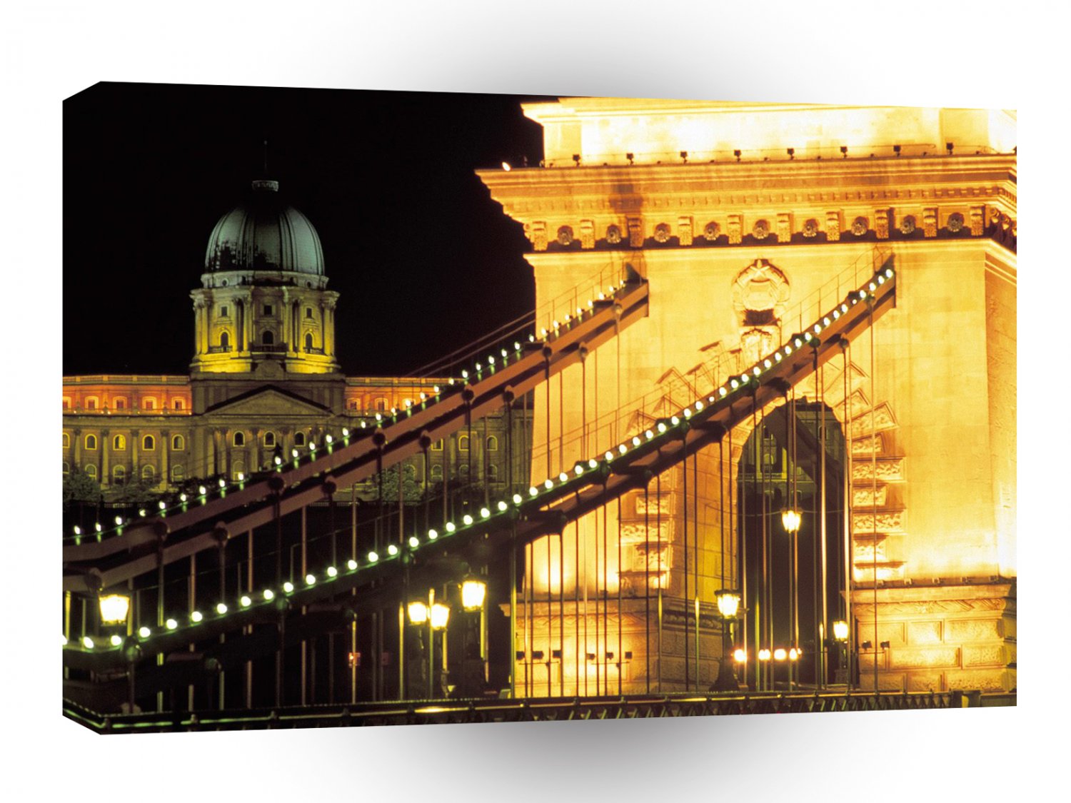 Bridges Budapest Hungary A1 Xlarge Canvas