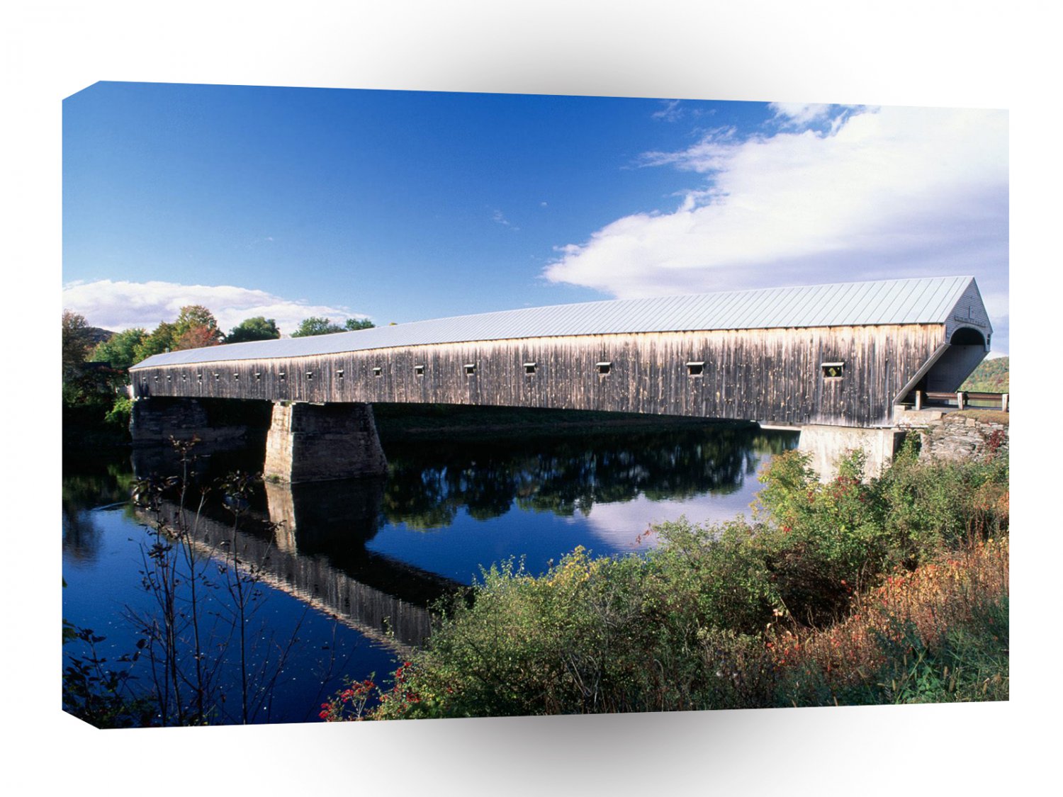 Bridges Cornish Windsor Covered Connecticut A1 Xlarge Canvas