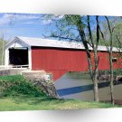 Bridges Eugene Bridge Over The Vermillion River Indiana A1 Xlarge Canvas