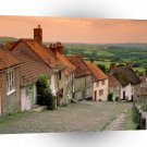 Britain Gold Hill Cottages Shaftesbury England A1 Xlarge Canvas