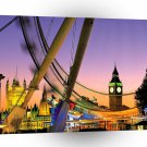Britain Through The Eye London England A1 Xlarge Canvas