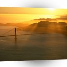 California Golden Gate Sunset A1 Xlarge Canvas