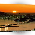 California The Setting Sun Over A1 Xlarge Canvas