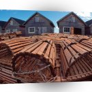 Canada Fishing Huts And Lobster Traps A1 Xlarge Canvas