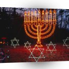 Celebration Bright Menorah A1 Xlarge Canvas
