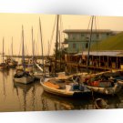 Central American Caribbean Misty Harbor Belize A1 Xlarge Canvas