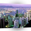 China Citylights Shining At Dawn Hong Kong A1 Xlarge Canvas
