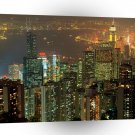 China The Lights Of Hong Kong A1 Xlarge Canvas