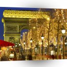 Christmas Arc De Triomphe Paris France A1 Xlarge Canvas