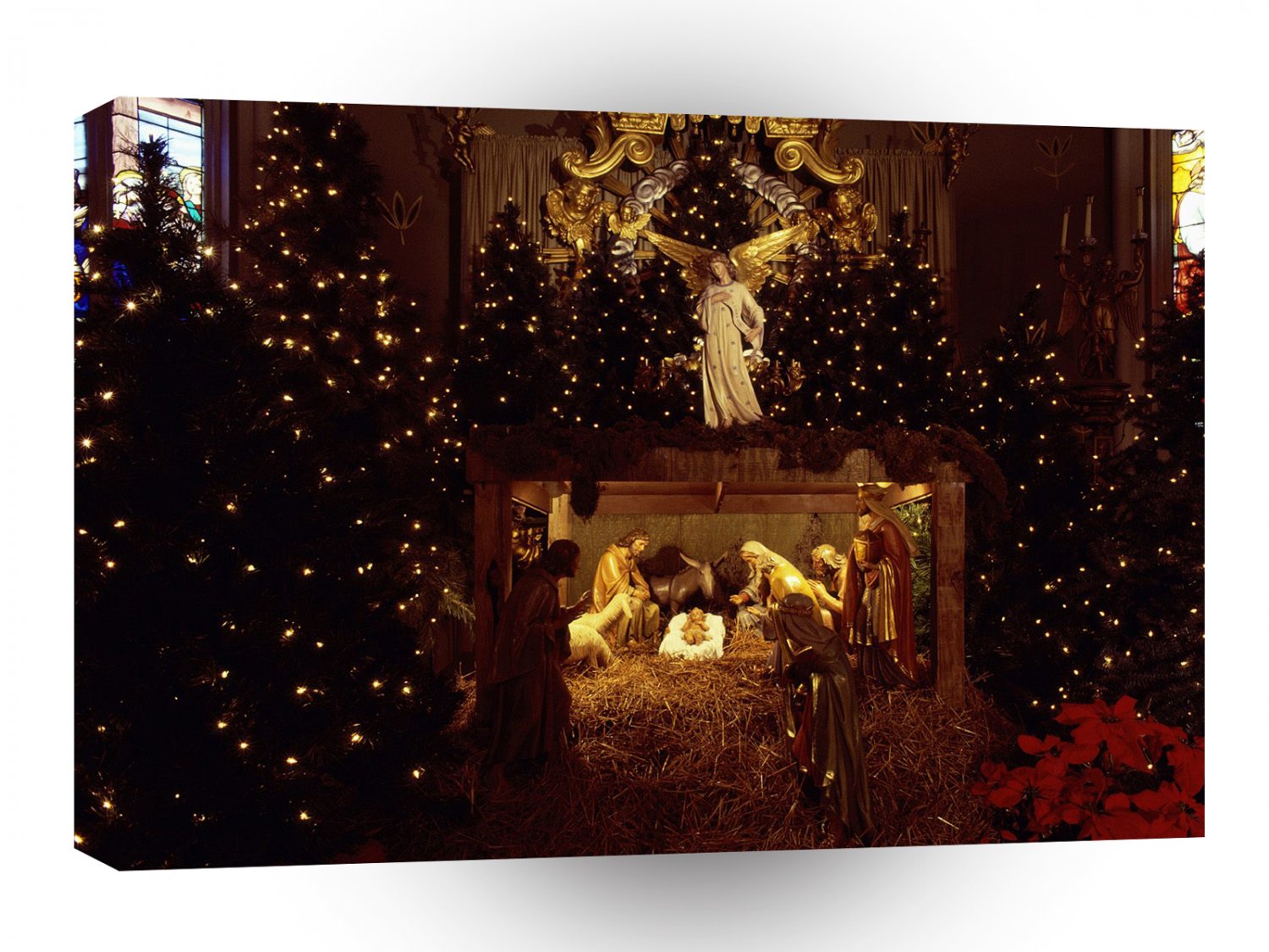 Christmas Blessed Is The King A1 Xlarge Canvas