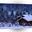 Christmas Christmas Chalet Colorado A1 Xlarge Canvas