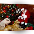 Christmas Santas Helpers A1 Xlarge Canvas