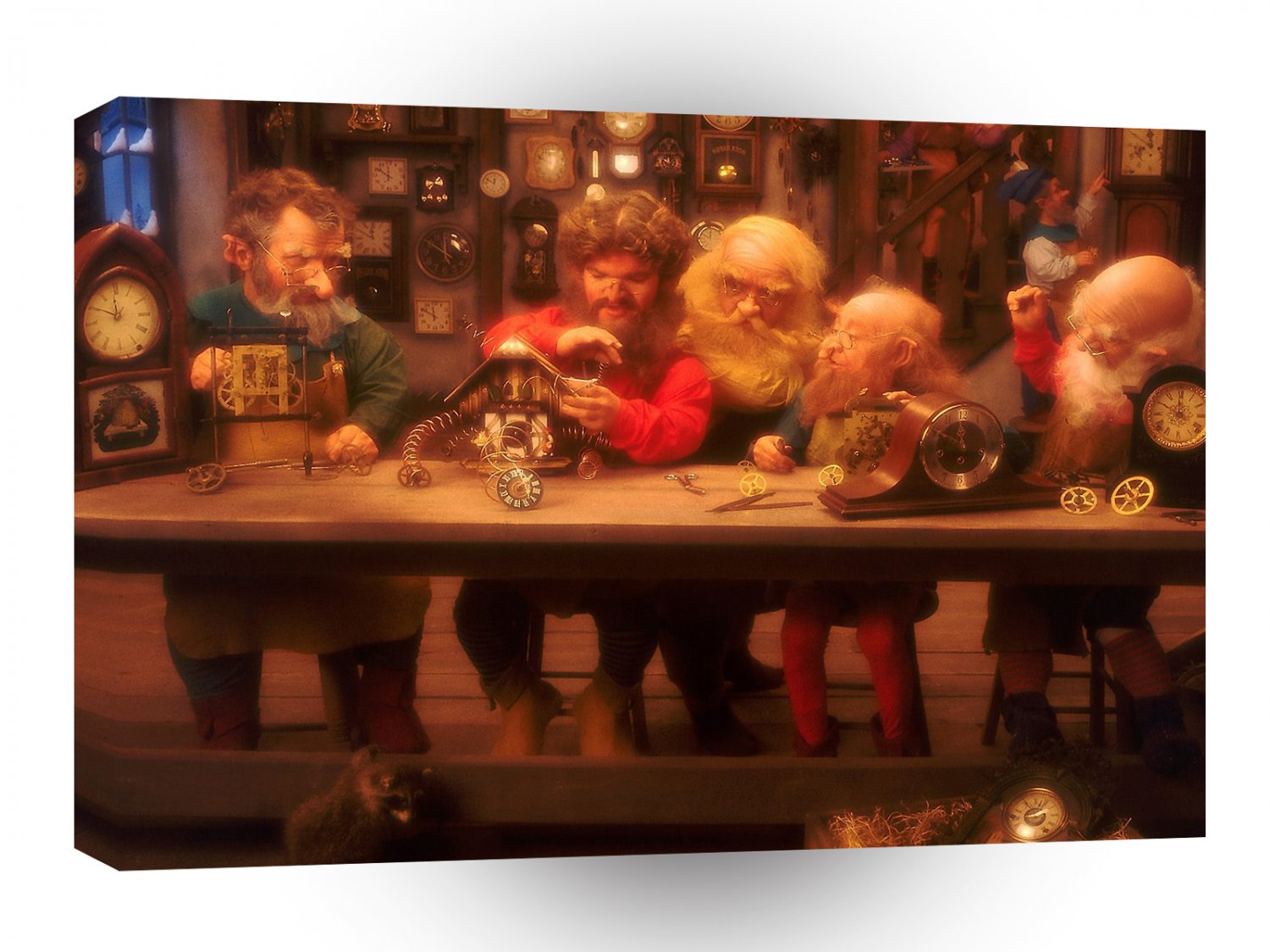 Christmas Santas Workshop A1 Xlarge Canvas