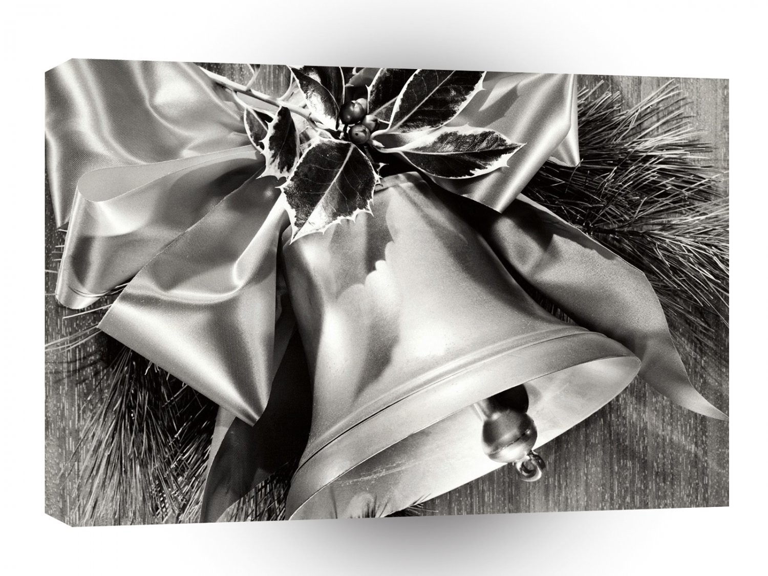 Christmas Silver Bell A1 Xlarge Canvas