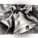 Christmas Silver Bell A1 Xlarge Canvas