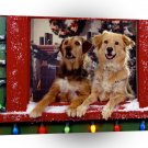 Christmas Sleigh Watching A1 Xlarge Canvas