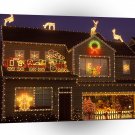 Christmas The Christmas House A1 Xlarge Canvas