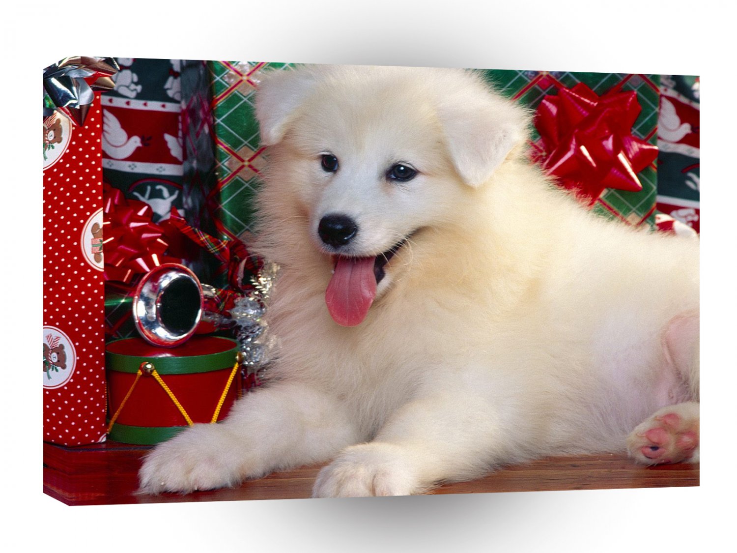 Christmas Wheres My Present A1 Xlarge Canvas