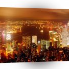 Cityscapes City Of Life Hong Kong China A1 Xlarge Canvas