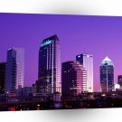 Cityscapes City Of Twilight Tampa Florida A1 Xlarge Canvas