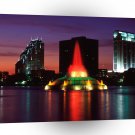 Cityscapes Lake Eola Orlando Florida A1 Xlarge Canvas