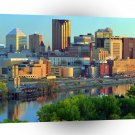 Cityscapes Mississippi River St Paul Minnesota A1 Xlarge Canvas