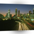 Cityscapes Night Skyline Atlanta Georgia A1 Xlarge Canvas