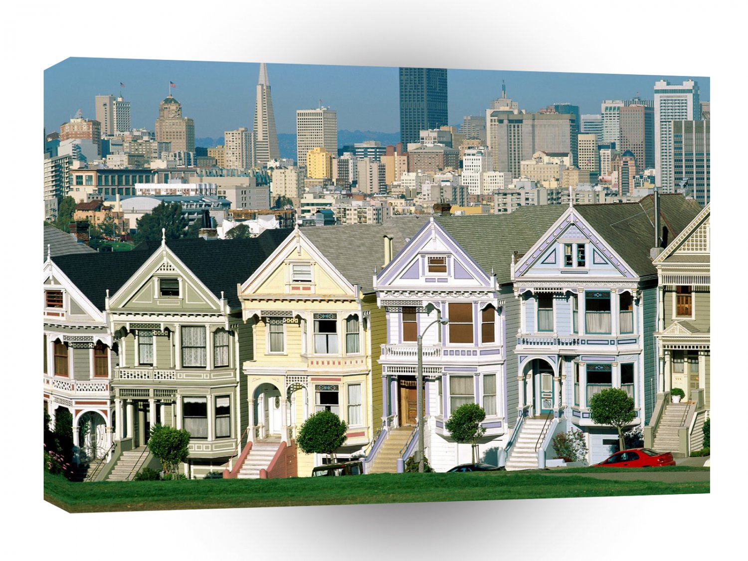 Cityscapes Postcard Row A1 Xlarge Canvas