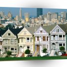 Cityscapes Postcard Row A1 Xlarge Canvas