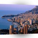 Cityscapes Twilight Over Monte Carlo Monaco A1 Xlarge Canvas