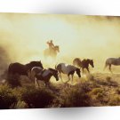 Cowboy Rock Springs Ranch A1 Xlarge Canvas