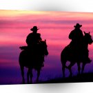Cowboys Sunset Riders A1 Xlarge Canvas